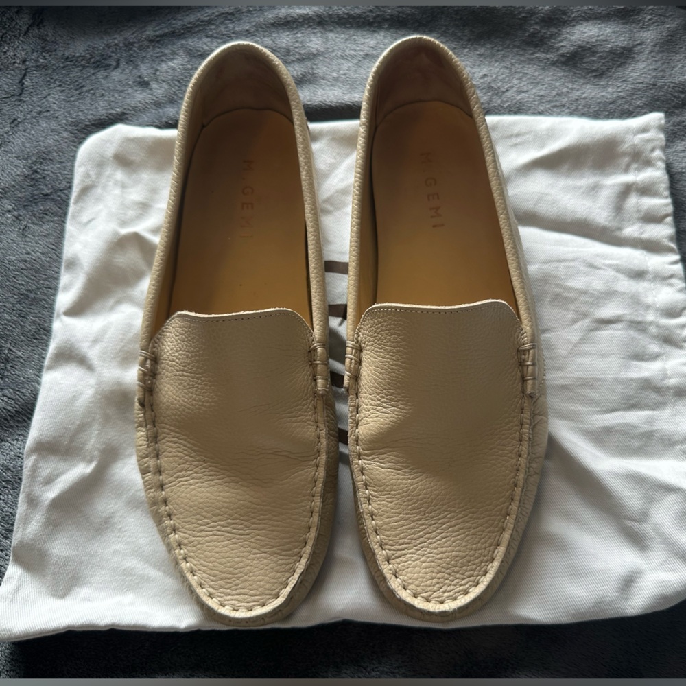 M.Gemi Tan Driving Loafer